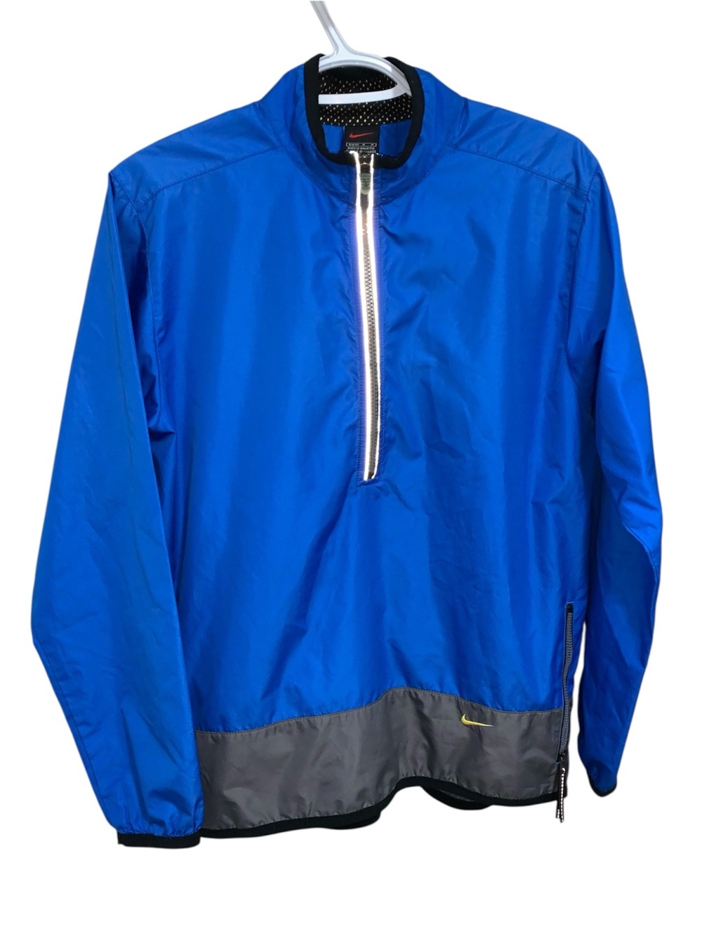 Vintage Nike Y2K Blue Nike Running Jacket Size Youth Medium 8-10 Years Old